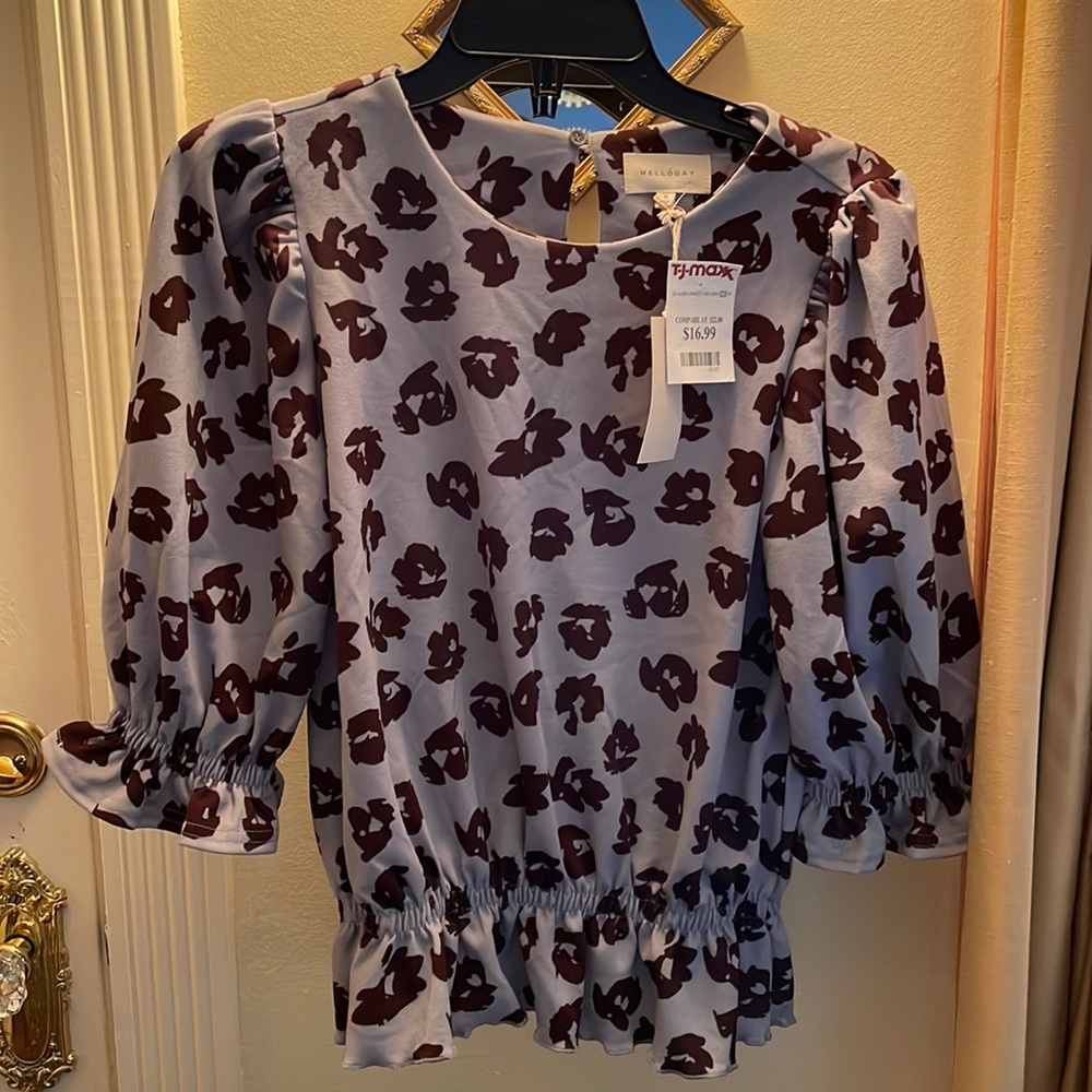 Melloday women’s blouse NWT